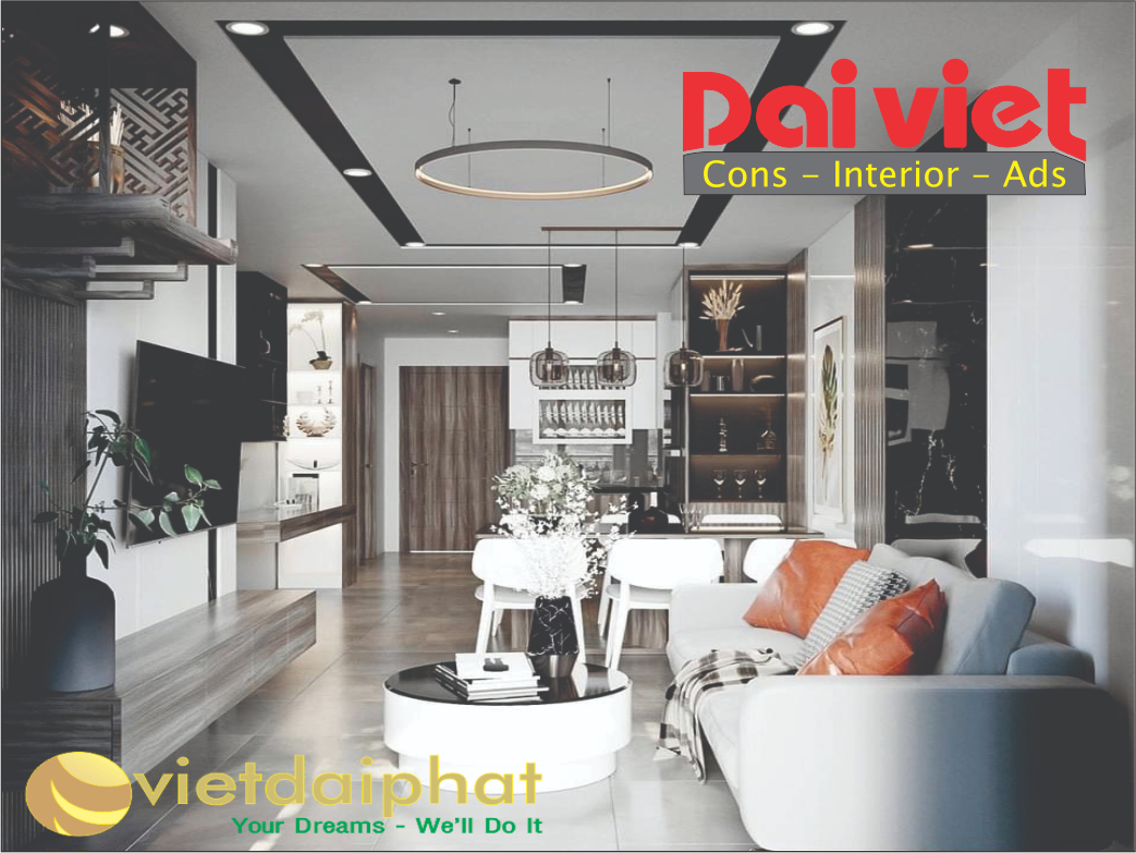 Thiết kê căn hộ cao cấp 110 m2